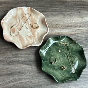 NEW Two Threshold Ceramic Trays